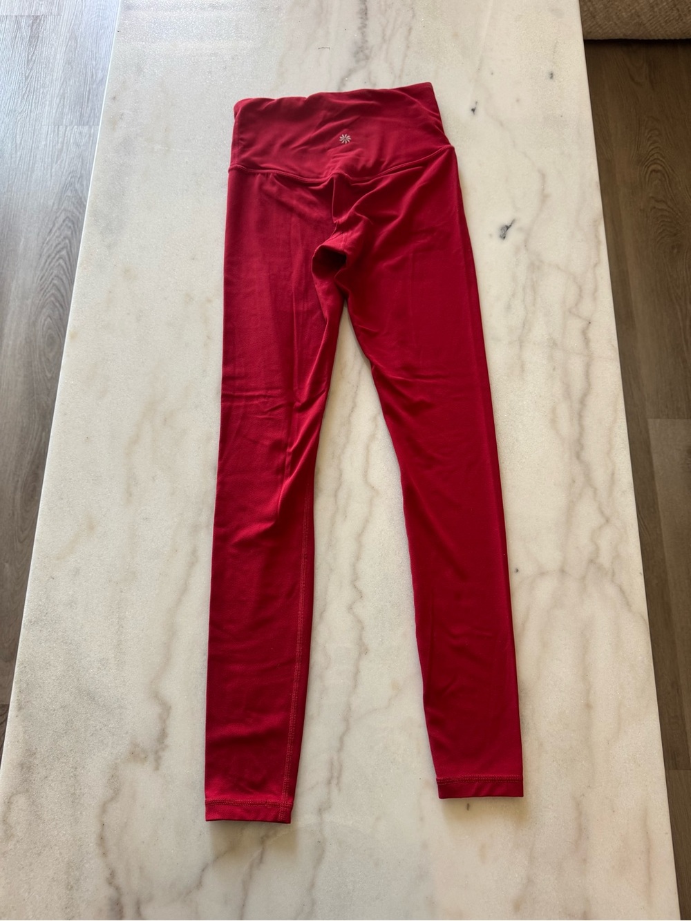 Athleta Red High-Waist Womens Leggings